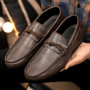 Mocasines de Cuero Genuino para Hombre 2025 - Transpirables, Antideslizantes, de Lujo, con Cordones, Casuales, para Conducir, para Todas las Temporadas - Product Image 3