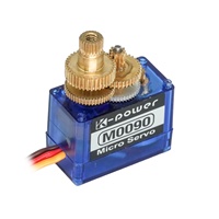 Servomoteur Kpower RC Glider Plane 9g M0090 12.5g à engrenages métalliques, micro mini servo pour pièces de loisirs RC, modèle de voiture miniature, robot DIY