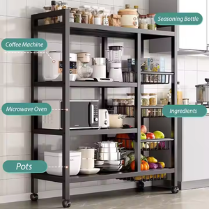Étagères de rangement légères et robustes les plus populaires Étagères à palettes Étagères de cuisine Étagères de rangement en acier Étagères de cuisine - Product Image 3