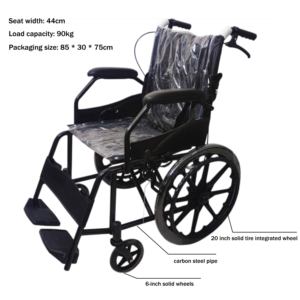 Fauteuil Roulant Manuel Pliant et Léger, Vente en Gros Usine, <span class=keywords><strong>pour</strong></span> Personnes Handicapées Adapté aux Traitements de Rééducation - Product Image 4