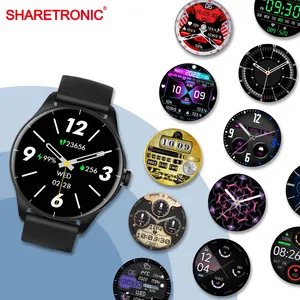 Relógio inteligente inteligente inteligente com interruptor personalizado para celular, com ferramentas privadas, chamada Bluetooth, esportiva, Reloj Hombre, grande e barato, com indicador personalizado, frequência cardíaca