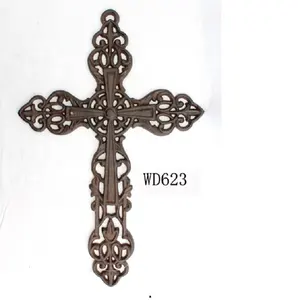 Кресты из чугуна в рустикальном стиле, настенное украшение для украшения дома/Винтажный стиль
