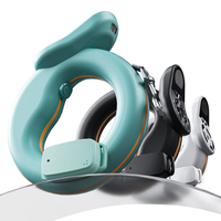 Intelligentes Wiederaufladbares Wasserdichtes IP67 Hundetrainingshalsband mit Fernbedienung Schock & Vibration Anti-Zug-Leine für Hunde & Katzen