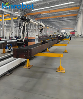 Station de travail robotisée de soudage à 8 axes, personnalisable, pour l'enseignement, avec machine de soudage automatique robotisée laser MIG/MAG et boîte de vitesses de soudeuse