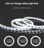 Fabrication OEM ODM, certifiée CE, miroir de salle de bain LED à 3 températures de couleur réglables, pour hôtels internationaux