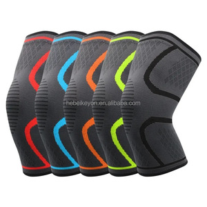 Genouillère de sport respirante et élastique personnalisée, support de compression pour le basketball, protection du genou - Product Image 1