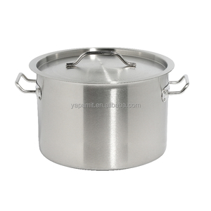 Set di <span class=keywords><strong>Pentole</strong></span> Grandi da 30 Quarti in Acciaio Inox, Pentola per Zuppa con Fondo Composito per Uso Commerciale Intensivo - Product Image 3