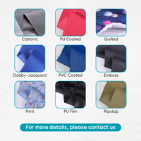 Vente en gros de journaux imprimés personnalisés pvc enduit 100polyester tissu oxford