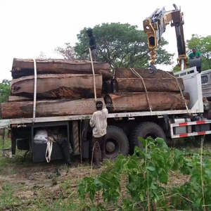 SINOTRUK HOWO 6x6 LHD RHD 20T עצמי טעינה שטוחה משאית עם 10ton מטעין מנוף הידראולי ארוך שקע מנוף משאית - Product Image 5