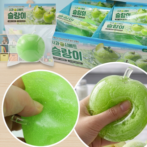 Green Apple Silicone Squishy <b>Stress</b> Relief Fidget Sensory Play <b>Toy</b> with Slow Rebound for 5 to 7 Years and Adults - Product Image 3