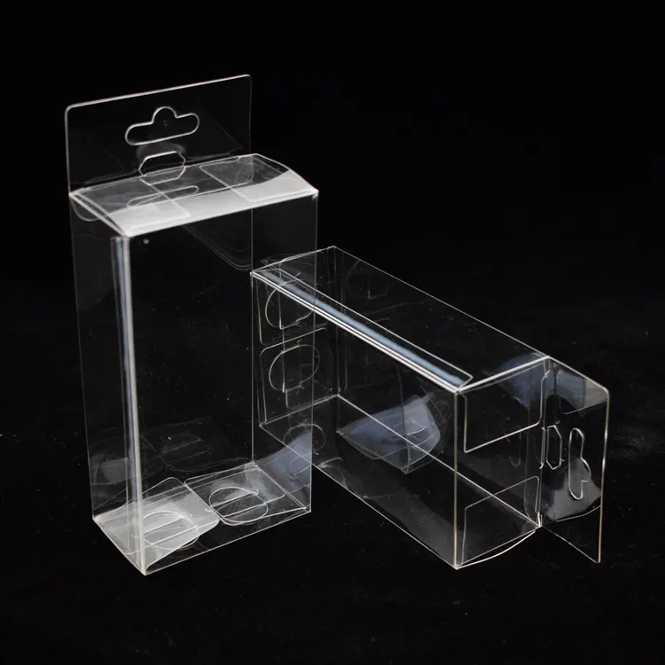 Kemasan Kotak Plastik Kecil PVC Bening Antiair Transparan Kotak Kemasan Kotak Plastik Kecil untuk Makanan/Perhiasan/Permen/Hadiah/Kosmetik