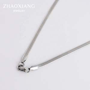 โรงงานผลิตโซ่แบบงู ราคาโรงงาน โซ่สแตนเลส อุปกรณ์ตกแต่งเครื่องประดับ ขายส่ง ขายดี เครื่องประดับ - Product Image 5