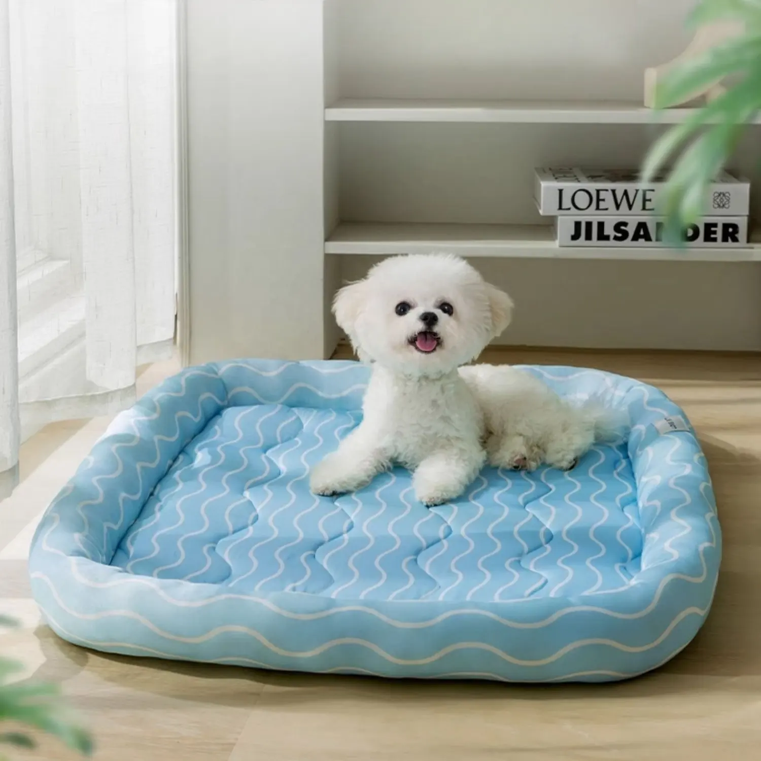 Tapetes de seda gelada para animais de estimação, colchão de refrigeração lavável para cães, cama de verão à prova d'água, capa de almofada para dormir e dormir