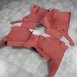 Alfombrilla de suelo interior de coche de cuero antiincrustante 3D Envolvente completa resistente al desgaste de alta calidad personalizada OEM ODM - Product Image 5