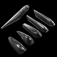 Gelsky Fournisseur en gros de rallonges d'ongles en acrylique Forme d'ongle en plastique Forme double griffe d'aigle