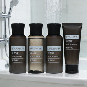 Juego de Champú y Gel de <span class=keywords><strong>Ducha</strong></span> de Lujo para Hotel y SPA, Botella de 30 ml, con Logotipo Personalizado, Alta Calidad, Venta al Por Mayor - Product Image 1