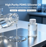 Huile de silicone polydiméthylsiloxane (PDMS) de haute pureté, 5cst 50cst 350cst 1000cst, lubrifiant pour tapis roulant