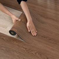 Pegatina de PVC Laminada de Lujo para Piso, Autoadhesiva, de Plástico Imitación Madera, Impermeable, Fácil de Instalar, Baldosas de PVC con Efecto Mármol