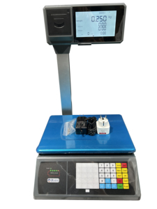 Báscula electrónica WiFi inteligente con impresión de recibos para uso comercial en mercados de pescado, carnicerías y tiendas de carne. - Product Image 3