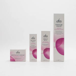 大豆油墨印刷定制奢华护肤包装可回收牛皮纸折叠化妆品包装盒 - Product Image 2