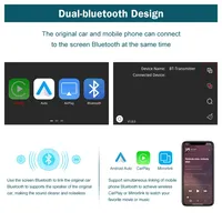 Nouvel écran LCD OLIVER IPS sans fil CarPlay Android Auto pour V40/XC60/S60L 2014-2017 avec prise en charge AirPlay, caméra de recul, Bluetooth