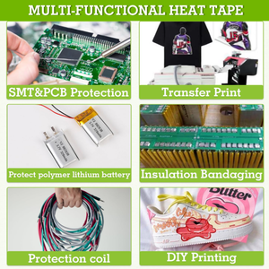 Wholesale Double Sided High Temperature Resistant Masking Tape Heat-Resistant <strong>Vinyl</strong> Material Hot Melt <strong>Adhesive</strong> Custom Thickness - Product Image 5