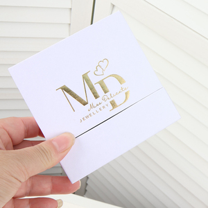 Luxury Custom logo White Cardboard Drawer Jewellery Box - Product Image 3