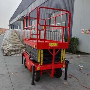 Self-propelled Electric Three-wheel Scissor Lift For Aerial Work Outdoor Electric Dc Power Scissor Lift - Product Image 3