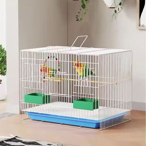 Penjualan terlaris kandang pembiakan kawat baja padat portabel untuk <span class=keywords><strong>Cockatiel</strong></span> & parkit kandang hewan peliharaan lipat awet untuk penggunaan dalam/luar ruangan - Product Image 1