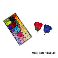 Saint Valentin trois couches Rose Savon fleur en gros savon tête de fleur décoration cadeau boîte bouquet cadeau simulation fleur