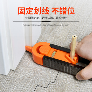 Contour Gauge With Lockable Marking For Woodworking Measuring Irregular Arc Ruler <b>Profile</b> Taking <b>Tool</b> - Product Image 2