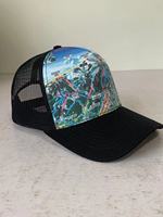 Topi Katun Trucker Topi Kustom Logo Sublimasi Grosir atau Kustom
