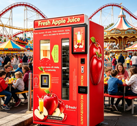 Distributeur automatique de jus de pomme frais 24h/24, haute qualité, directement de l'usine, haute rentabilité, distributeur automatique de jus de fruits en libre-service