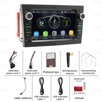 BQCC 7 pouces Mp5 Car Carplay Écran de voiture Android Carplay pour Opel Astra H J Vectra Vauxhall Antara Zafira Corsa C D Vivaro Meriva