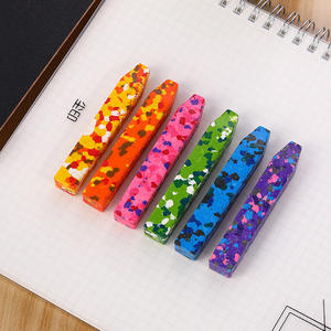 Новые разноцветные камуфляжные мелки в полоску, 6 цветов в коробке, Детские карандаши для граффити - Product Image 2