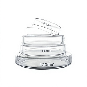 Boîte de Pétri en verre, plaque de culture quantitative, plat de culture en verre plat, récipient de microbiologie réutilisable pour laboratoire - Product Image 5