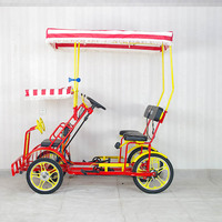 Moteur de moyeu OEM 1500w 60v 32ah assistance électrique 4 personnes vélo électrique à quatre roues Surrey avec auvent quadricycle 4 places avec assistance