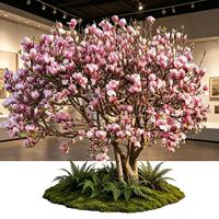 Plantes vertes bioniques |   Myrte artificiel, Magnolia, Rose, Lilas pour l'aménagement paysager commercial, le style Wabi-sabi et la décoration florale intérieure