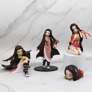 Hot Selling Demon Slayer Figures Kamado Nezuko Action Figure Anime 3D Character Collectible Model Toy