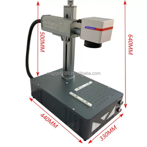 Độ chính xác cao 20W 30W 50W sợi <span class=keywords><strong>Laser</strong></span> đánh dấu Máy khắc cho kim loại đồ trang sức nhựa bút gỗ thủy tinh - Product Image 3
