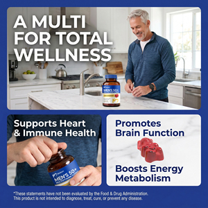 BioKom Gummies multivitaminés sans sucre pour hommes, complément alimentaire pour la santé et l'énergie des adultes, soutien à la <span class=keywords><strong>musculation</strong></span> et à l'immunité - Product Image 5