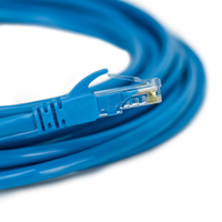 Penjualan Terbaik Tiongkok kabel patch utp CCA 26AWG kabel sftp cat6 kabel lan ethernet datar 20m