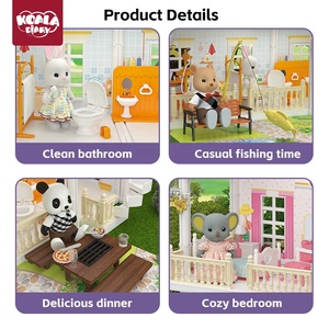 Koala Diary - <span class=keywords><strong>Maison</strong></span> de poupée en plastique en gros et jouets de meubles DIY pour enfants - Product Image 6