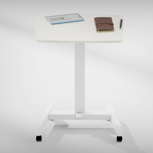 Mesa de ordenador de altura ajustable móvil con inclinación y rotación Podio de escritorio para sala de conferencias Escuela Hotel - Product Image 1