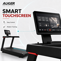 Caminadora Comercial con Pantalla Táctil HD Grande, Máquina Eléctrica de Correr de Alta Resistencia para Gimnasio