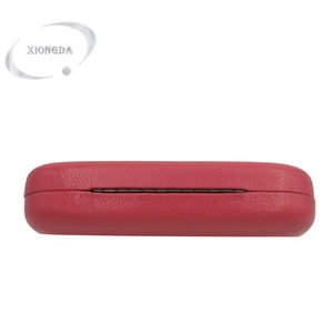 High quality half <span class=keywords><strong>gary</strong></span> and dark red eyewear case estuches de gafas - Product Image 3