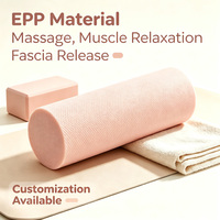 Rouleau de massage en mousse EPP haute densité, solide et pratique, pour relaxation musculaire profonde, entraînement en salle de sport, ODM en gros