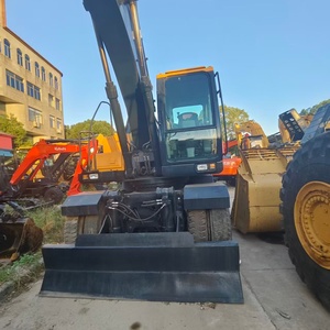 Excavadora de Ruedas HYUNDAI de 21 Toneladas, de Segunda Mano, con Motor, Bomba Hidráulica, Caja de Cambios, Rodamientos y PLC Originales Coreanos, en Funcionamiento Eficiente - Product Image 6