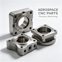 Pièces usinées CNC sur mesure en aluminium aérospatial et acier inoxydable, composants mécaniques de haute précision pour l'usinage