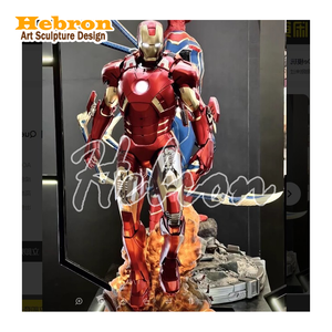 Statua Personalizzata di Iron Man 1 <span class=keywords><strong>3</strong></span> Mk7 a Grandezza Naturale, Action Figure Marvel, Personaggio Supereroe degli <span class=keywords><strong>Avengers</strong></span> per Decorazione - Product Image 1